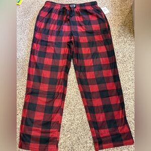 Lucky Brand Plaid Fleece Pajama Pants Men’s Size Large NWT
